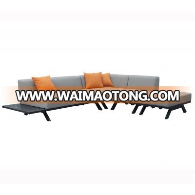 Italian aluminum outdoor sofa garden furniture