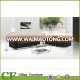 Modern office solution black leather sofa set