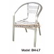 Outdoor Patio Furniture Stackable Cast Aluminum Chair (DH-L7)